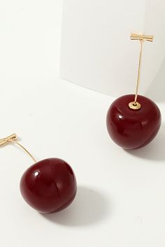 A thoughtful gift: With a timeless design and polished look, the accessories well with any collection, whether for your or as a gift celebrating friendship, birthdays and other memorable moments. Celebrating Friendship, Golden Red, Cherry Earrings, Red Cherry, Memorable Moments, Polished Look, Thoughtful Gifts, Timeless Design, Cherry