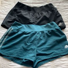 New Without Tags! Selling Both Shorts: 2 For $25, 1 For $15 Never Worn, Washed After Purchase Built-In Liner 2.5” Inseam Adidas Sporty Bottoms With Built-in Shorts, Adidas Gym Bottoms With Built-in Shorts, Adidas Workout Bottoms With Built-in Shorts, Adidas Casual Athletic Shorts With Go-dry Technology, Adidas Casual Athletic Shorts With Go-dry, Adidas Green Sportswear Bottoms, Adidas Athleisure Bottoms With Go-dry Technology, Adidas Athleisure Bottoms With Go-dry, Sporty Adidas Bottoms For Running