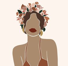 London Illustration, Instagram Illustration, Flowers In Her Hair, England London, Saturated Color, Print Artist, Natural Look, Long Life, Flower Crown