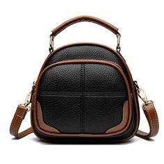 Color: Black Black Crossbody Shoulder Bag For Shopping, Trendy Black Rectangular Satchel, Trendy Black Handheld Flap Bag, Black Bags With Adjustable Strap For Shopping, Trendy Black Bag For On-the-go, Trendy Black Bags For On-the-go, Black Handheld Satchel With Adjustable Strap, Trendy Black Bucket Shoulder Bag, Trendy Black Bag With Double Handle