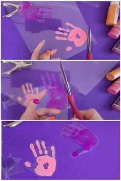 handprints are being used to make crafts