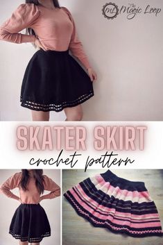 the skater skirt crochet pattern is easy to make