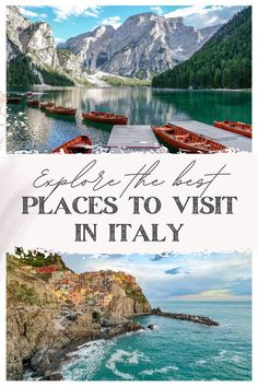 Italy is renowned for its incredible natural beauty and cultural heritage. From the stunning Amalfi Coast to the historical grandeur of Rome, Italy offers an endless array of attractions. In this post, you can read about: The 31 most beautiful places to visit in Italy • Best time to visit the best places in Italy • Things to know about Italy if you travel there • 31 real must-visit places in Italy • Where to stay in Italy • How to get to the best places in Italy • Top attractions in Italy #Italy Traveling Inspiration, Vacation Europe, Travel To Italy, Visiting Italy, Cities In Italy, Italy Rome, Places In Italy, Italy Trip