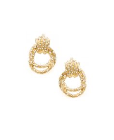 Make a bold statement in these crystal studded gold plated knot earrings. Preppy Jewelry, Jewelry Accessories Ideas, Dope Jewelry, Knot Earrings, Jewelry Lookbook, Add Ons, Girly Jewelry, Online Earrings, Jewelry Inspo