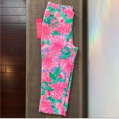 Lilly Pulitzer Luxletic Corso Capri. Nwt Lilly Pulitzer, Pant Jumpsuit, Capri, Pants For Women, Jumpsuit, Pants, Green, Pink, Women Shopping