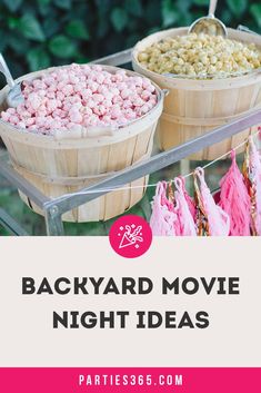 backyard movie night ideas that are easy to make and great for entertaining with friends or family