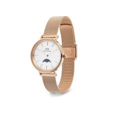 Experience the epitome of timeless elegance with the Daniel Wellington Petite Lune Melrose Watch. This exquisite timepiece is a harmonious blend of refined sophistication and contemporary minimalism, drawing inspiration from Daniel Wellington's Swedish heritage. With its sleek design, clean lines, and an unwavering commitment to detail, this watch is more than just a way to tell time—it’s a statement of style and grace, crafted for those who appreciate the finer things in life. Whether you're st Daniel Wellington Petite, Thomas Sabo Ring, Coloured Stone Rings, Mens Watch Brands, Thomas Sabo Charms, Daniel Wellington Watch, Back Necklace, Swedish Design, Telling Time