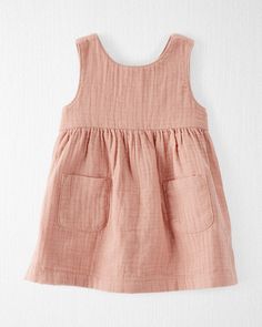 Carters Baby, Toddler Boy Outfits, Kids Outfits Girls, Samara, Woven Dress, Toddler Girl Outfits, Organic Baby, Pocket Dress, Toddler Dress