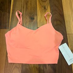 Brand New With Tag Athletica Elevation V-Neck Crop Sports Top Any Size Cup With Adjustable Straps Athletic Clothes, Sport Top, Poshmark Finds, Athletic Outfits, Sports Top, Lookbook Outfits, Orange Pink, Christmas List, Pink Orange