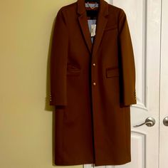 "This Classic Topcoat Is Crafted From A Wool-Cashmere Fabric. Straight From Our Fall/Winter 2016 Collection, It Features What We Like To Call "Interior Design," Or Those Special Hidden Details That We Don't Have To Spend Time On But Do. Think A Pretty Striped Lining And A Sweet, Embroidered St. Bernard. No Ribbon. Wool/Cashmere. Authentic Brass Buttons. Notch Collar. Long Sleeves. Pockets. Lined. Dry Clean. Import. Select Stores. Item F7077. Cashmere Fabric, Brass Buttons, Jcrew Collection, St Bernard, Fall Winter 2016, Notch Collar, Top Coat, J Crew, Cashmere