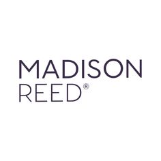 the madison reed logo on a white background