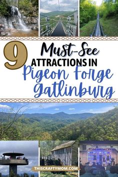 the 9 must see attractions in pigeon - fonge gatlinburg