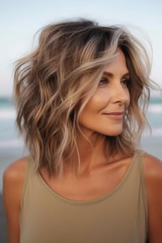 Shag Hairstyles, Trending Hairstyles, Great Hair, Layered Haircuts, Balayage Hair, Perfect Hair