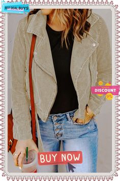 Women's Urbanite Belted Zip-up Corduroy Jacket Spring Corduroy Long Sleeve Blazer, Spring Casual Corduroy Blazer, Casual Spring Corduroy Blazer, Corduroy Long Sleeve Blazer For Fall, Long Sleeve Corduroy Blazer For Fall, Casual Corduroy Blazer For Spring, Casual Corduroy Blazer For Fall, Beige Corduroy Outerwear For Spring, Spring Beige Corduroy Outerwear