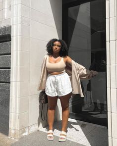 Chubby Girl Outfits, Mid Size Outfits, Midsize Outfits, Plus Size Summer Outfits, 2024 Outfits, Look Plus Size, Body Outfit, Elegante Casual, Summer Lookbook