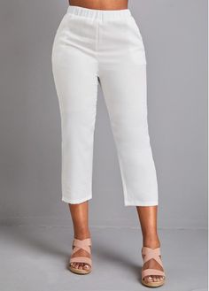 Color:White;Size:3XL;Size:4XL;Package Contents:1 X Pants; Everyday Fashion Outfits, Blue Jumpsuits, Lovely Tops, Colored Pants, Casual Jumpsuit, Summer Style Casual, Shorts Jeans, Type Of Pants, Pocket Pants