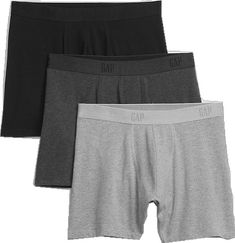 Casual Sports Boxer Briefs With Elastic Waistband, Casual Fitted Boxer Briefs With Logo Waistband, Casual Fitted Gray Boxer Briefs, Casual Sports Boxer Briefs, Casual Relaxed Fit Boxer Briefs, Casual Boxer Briefs With Logo Waistband For Loungewear, Casual Logo Waistband Boxer Briefs For Loungewear, Casual Stretch Boxer Briefs With Logo Waistband, Casual Boxer Briefs With Letter Print