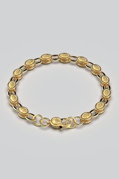 Discover our exquisite Italian Gold Bracelet, a true masterpiece of craftsmanship and elegance. Crafted in your choice of 14k or 18k solid gold, this Baroque Style Link Bracelet is a radiant symbol of luxury and style. 🌟 Handmade in Italy by Oltremare Gioielli, this bracelet is a testament to Italian artistry and tradition. Each link of this bracelet reflects the passion and dedication of our skilled artisans, ensuring that you receive a piece of jewelry that is not only beautiful but also unique. 🌼 The Baroque-style links are reminiscent of the grandeur of the Baroque era, with their intricate and ornate design. This bracelet is a blend of classic charm and modern sophistication, making it the perfect accessory for any occasion. 💎 With your choice of 14k or 18k solid gold, you can sele Exquisite Luxury Baroque Jewelry, Dainty Gold Bracelet, 18k Gold Bracelet, Style Baroque, Gold Baroque, Italian Jewelry, Solid Gold Earrings, Gold Armband, Gold Earrings Designs