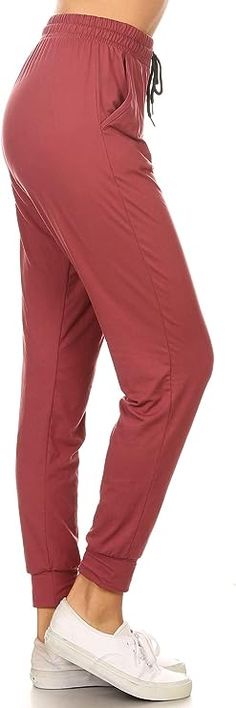 Leggings Depot Women's Printed Solid Activewear Jogger Track Cuff Sweatpants Amazon Pants, Comfy Lounge Pants, Cuffed Sweatpants, Activewear Print, Slim Fit Joggers, Sports Pants Women, Buy Leggings, Sweatpants With Pockets, Joggers Track Pants