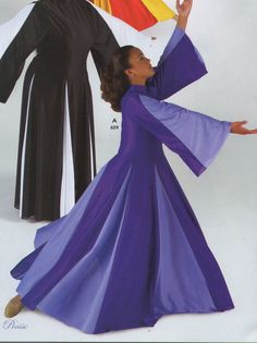 NWT PRAISE DRESS LITURGICAL DANCE  Purple PRAISEWEAR child/Ladies #MainStreetDancewear #Dress Praise Dress, Worship Dress, Praise Dance Wear, Praise Dance Garments, Uniforms Ideas, Praise Dance Dresses, Liturgical Dance, Dance Garments, Dance Uniforms