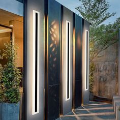 Chelsea Outdoor Long Strip Wall Lamp for just $168.99 Dubai Garden, Boundary Wall, Contemporary Wall Lights, Loft Bathroom, Stripped Wall, Wall Waterproofing, Long Walls, Waterproof Wall, Exterior Wall Light