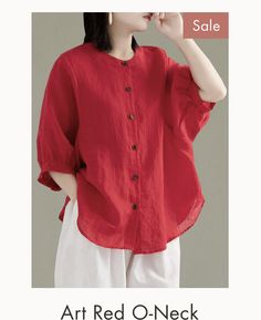 Half Sleeve Tops, Loose Shirt, Cardigan Shirt, Linen Blouse, Loose Shirts, Lantern Sleeve, Lantern Sleeves