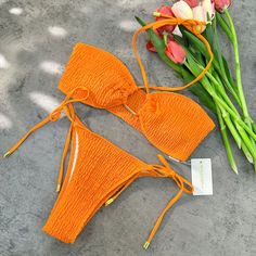 Material: This bikini set is made of 82% Polyamide, 18% Spandex.Fabric is stretch, soft and comfortable. This bikini set is *Lined Wireless Bra*Padded Bra,removable*Adjustable Panties Size: S, M, L *We recommend taking measurements before ordering. Different brands use different size charts, if you want our items to fit perfectly, please check the size chart below. Thank you. Occasion: Perfect for vacations, swimming, SPA, surfing, bathing, pool, beachwear, etc. Notice: Hand wash with mild deter Swimming Spa, Taking Measurements, La Girl, Padded Bra, Wireless Bra, Simple Colors, Spandex Fabric, Surfing, Solid Color