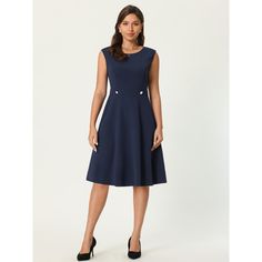 This dress can be a perfect addition to almost any outfit from formal to daily wear, great for work, meeting, office, businesses, work, party, cocktail, wedding, casual, daily dressing, etc. Pair with delicate necklace and heels for a chic office look. Comfortable and classic, this sheath dress is perfect on its own or as a layer under a blazer or jacket. Elegant Sleeveless A-line Dress For Formal Occasions, Chic A-line Sleeveless Dress For Formal Occasions, Elegant Sleeveless Mini Dress For Formal Occasions, Chic Sleeveless A-line Dress For Formal Events, Chic Sleeveless A-line Dress For Formal Occasions, Elegant A-line Sleeveless Dress For Work, Sleeveless Midi Dress For Office, Classic Formal Sleeveless Summer Dress, Classic Sleeveless Formal Dress