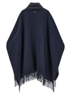 90% wool, 10% cashmere Chic Cashmere Cape For Winter, Oversized Chic Wool Poncho, Luxury Wool Winter Cape, Luxury Wool Cape For Winter, Elegant Cashmere Winter Cape, Chic Wool Poncho For Winter, Elegant Wool Poncho For Workwear, Cashmere Cape For Winter, Luxury Cashmere Shawl For Winter