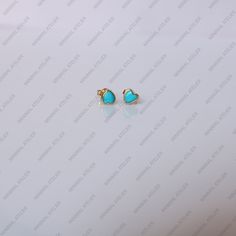 Turquoise Gemstone Studs Earring,  Minimalist Jewelry, Anniversary Gift, Birthstone Earring, Gift For Her Jewelry, Love Heart Earring  ✦Gemstone Turquoise ✦Stone Shape : Heart ✦Stone Color :Blue ✦Stone Weight :0.74Ct Approx. Metal Type: 925 Sterling Silver Solid 9k,14K, 18k Gold ▷ Returns & Exchanges I understand how important it is to love what you buy! If, for any reason, you are not satisfied with your purchase, I gladly accept returns, exchanges, and cancellations. * Please contact me within 2 weeks of delivery. * Ship item(s) back to me within 3 weeks of delivery. * Request a cancellation: within 24 hours of purchase. No Cancellation fees within 24 hours of order. Our solid gold pieces are made to last forever. Real solid gold will not oxidize or discolor, so you can wear your jewelry Elegant Turquoise Heart Earrings, Turquoise Earrings For Anniversary With Pierced Ears, Turquoise Pierced Earrings For Anniversary, Turquoise Round Birthstone Earrings, Turquoise Fine Jewelry Earrings For Pierced Ears, Turquoise Birthstone Round Earrings, Turquoise Earrings For Anniversary, Fine Jewelry Turquoise Earrings For Gift, Fine Jewelry Turquoise Earrings