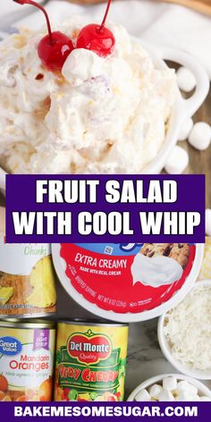 fruit salad with gol whip and other ingredients