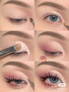 makeup tutorial pink makeup Teknik Makeup