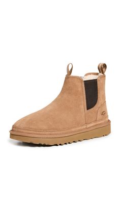 PRICES MAY VARY. Suede upper 17mm UGGplush wool insole 17mm UGGplush wool lining Treadlite by UGG outsole for comfort Elastic gore, Front Pull Tab, Rear pull tab Ugg Neumel, Mens Uggs, Classic Boots, Mens Shoes Boots, Kids Luggage, Luxury Store, Chelsea Boot, Pharmacy Gifts, Fall Trends