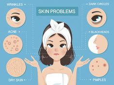 Skin Infographic, Vitamin E Uses, Vitamin C Face Mask, Problem Skin, Beauty Vitamins, Beauty Skin Care Routine, Face Skin Care, Skin Problems