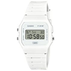 CASIO CLASSIC Series F-91WB-7AJF Limited model Digital Wristwatch White 2024 New DescriptionCondition : New CASIO CLASSIC Series F-91WB-7AJF Limited model Digital Wristwatch White 2024 New ■Product name Casio CASIO CLASSIC Limited Edition Digital Watch F-91WB-7AJF White ■Product number F-91WB-7AJF ■Brand CASIO CLASSIC ■Movement Digital Quartz 　Module No.: 593 ■Waterproof for everyday use ■Stopwatch (1/100 sec, 60 min, split) ■Time alarm/signal ■Auto calendar (February 28) ■12/24 hour display switching ■LED backlight ■Battery life: approx. 7 years Accuracy: ±30 seconds LED: Green Band size: 145-200mm First link width: 22mm ■Windshield material: Resin glass ■Case material: Resin ■Case size: 38.2 x 35.2 mm ■Case thickness: 8.5 mm ■Band material: Resin band (biomass plastic) ■Band clasp type: White Classic Chronograph Watch With Date Display, Classic White Chronograph Watch With Date Display, Classic White Watch With Date Display, Classic White Watches With Date Display, White Chronograph Watch With Date Display, White Watch Accessories With Date Display, White Watches With Rectangular Dial And Date Display, White Watches With Date Display And Rectangular Dial, Classic White Watch Bands With Rectangular Dial