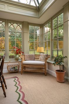 the sun room is clean and ready for us to use