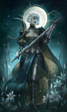 Five Of Swords, Dungeons And Dragons Characters, Dnd Art, Fantasy Warrior, Arte Fantasy, Fantasy Rpg, Fantasy Inspiration, Female Character Design, Dnd Characters