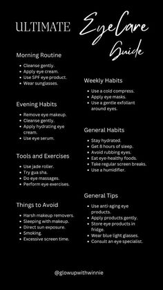 #glowuptips #beautyhacks #skincare #makeuptips #selfcare #transformation #glowingskin #beautytips #selflove #confidenceboost #glowupchallenge #healthylifestyle #wellness #beautyblog #beautycommunity Eye Exercises, Eyewear Trends, Hot Girl Summer, Baddie Tips, Eye Anti Aging