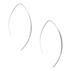 Designed as graceful open arcs of silver, these smooth hoop earrings add a chic touch to everyday outfits and dressedup looks alike. Nickel-free Crescent Hoop Earrings For Everyday, Minimalist Nickel-free Open Circle Hoop Earrings, Adjustable Nickel-free Sterling Silver Hoop Earrings, Artisan Bronze Nickel-free Hoop Earrings, Artisan Silver Nickel-free Hoop Earrings, Open Hoop Earrings, World Market, Boutique Jewelry, Look Alike