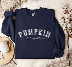 Pumpkin Season Sweatshirt, Fall Sweatshirt, Pumpkin Sweater, Cute Fall Sweater, Thanksgiving Gift, Halloween Sweater,Fall Gifts Fall Sweater