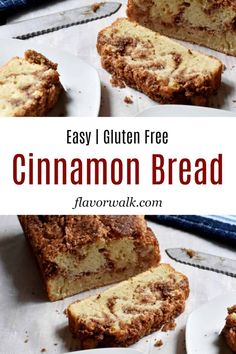 this easy gluten free cinnamon bread is the best way to use up leftover bread