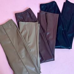 25% OFF!! The leather pant you you’ve been searching for is here 🤩 These pants are fitted with a slit at the front of the ankle to give a little flair! Leather Pant, Pants, Leather, Trousers