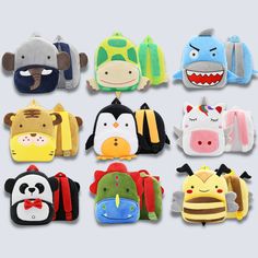 Soft Plush Backpack for Toddlers and Preschool Kids, Toddler Animal Backpack Monogram Backpack for Girls and Boys, Elephant Zoo Kids Backpack Perfect-Size for Little Ones. SIZE:10.5" x 9.5" x 4" Height x Length x Depth (26.5 * 24 * 10.5 cm) Made of super soft plush material and high quality smooth zipper accessories. Small backpack suitable for toddler baby kids girl and boy between 2-4years old; AND the backpack is useful in teaching your children how to organize their items.The toddler backpac