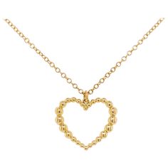 This gorgeous 14k yellow gold open heart pendant is sure to put a smile on anyone's face! This necklace looks beautiful worn by itself and also looks wonderful in a necklace stack. This necklace would make a wonderful gift for your loved one or yourself! The details for this beautiful necklace are listed below: Metal Quality: 14k Yellow Gold Pendant Style: Open Heart Pendant Width: 13.82 millimeters Pendant Length: 11.50 millimeters Chain Type: Cable Chain Length: 18 inches (extender at 16 and 1 Luxury Tarnish-resistant Yellow Gold Heart Necklace, Affordable Open Heart Gold Jewelry, Yellow Gold Heart Necklace, Necklace Stack, Gold Heart Pendant, Open Heart Necklace, Heart Pendants, Heart Shaped Jewelry, Heart Pendant Gold