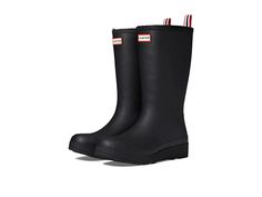 Hunter Play Tall Sherpa Insulated Boot - Women's Rain Boots : Black : Note: Select your US size. Please be advised, the product and box will display UK, US and Euro sizing. For US sizing, both men's and women's sizing is displayed. Men's sizing is represented by M and women's sizing is represented by F. ; Made for all kinds of outdoor activities, the Hunter Play Tall Sherpa Insulated Boots come with a signature brand detailing on the front. Rubber construction. Removable insole. Calf-length desi Women's Rain Boots, Hunter Logo, Insulated Boots, Womens Rain Boots, Hunter Rain Boots, Hunter Shoes, The Hunter, Rubber Boots, Sleek Look