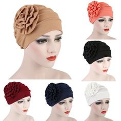 Floral Beanie, Cotton Turban, Chemo Turbans, Chemo Beanies, Head Turban, Chemo Hair, Turban Hijab, Chemo Headwear, Hijab Caps