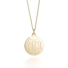 Luxury Elegant Monogram Jewelry, Luxury Monogrammed Round Pendant Jewelry, Luxury Monogram Round Pendant Jewelry, Monogram Fine Jewelry, Luxury Modern Monogram Jewelry, Traditional Monogram, Monogram Necklace Gold, Necklaces Statement, Ups Shipping