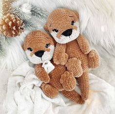 Crocheted Toys Free Patterns, Otter Crochet Pattern Free, Teddy Bear Crochet Pattern Free, Beaver Amigurumi, Crochet Amigurumi Free Patterns Animals, Beaver Crochet, Amigurumi Bear Free Pattern, Amigurumi Free Pattern Pdf, Amigurumi Plushies