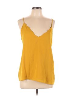 Socialite Sleeveless Top Size: Large Yellow Tops - used. 100% POLYESTER, Halter, | Socialite Sleeveless Top Yellow Halter Tops - Used - Size Large Affordable Yellow Zara Tops, Yellow Halter Top, Yellow Tops, Halter Tops, Yellow Top, Halter Top, Sleeveless Top, Women Handbags, Womens Tops