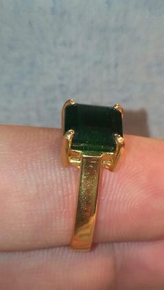 Stone: Natural Green Emerald / Zamurd Material: 14k Yellow Gold Size: All sizes are available including 5 US, 6 US, 7 US, 8 US, 9 US, 10 US, 11 US, 12 US, 13 US, 14 US, 15 US, 16 US Making: Handmade Stone Benefits: It works as a booster for creativity and strengthens ones communication skills. tourmaline is great for curing skin problems. contact me for more queries. Emerald Ring For Men, Emerald Stone Rings, Handmade Gold Ring, Green Emerald Ring, Ring For Men, Handmade Gold, Green Emerald, Skin Problems, Emerald Ring